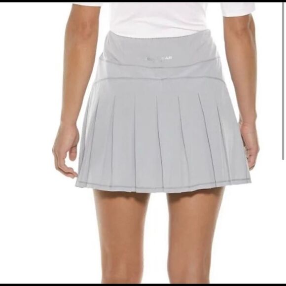 Coolibar gray grand slam UPF 50+ tennis skort size M - Picture 2 of 14